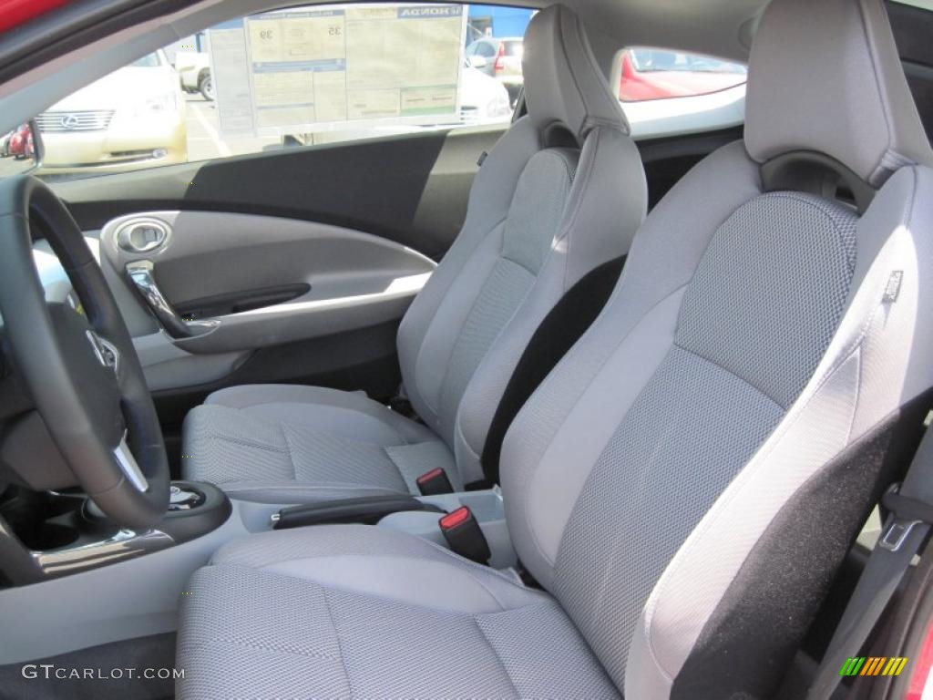 Gray Fabric Interior 2011 Honda CR-Z EX Sport Hybrid Photo #49108106