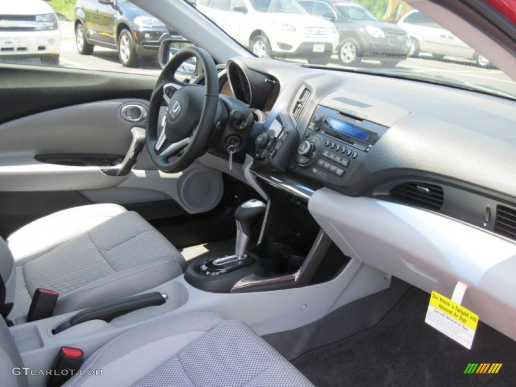 2011 Honda CR-Z EX Sport Hybrid Gray Fabric Dashboard Photo #49108162