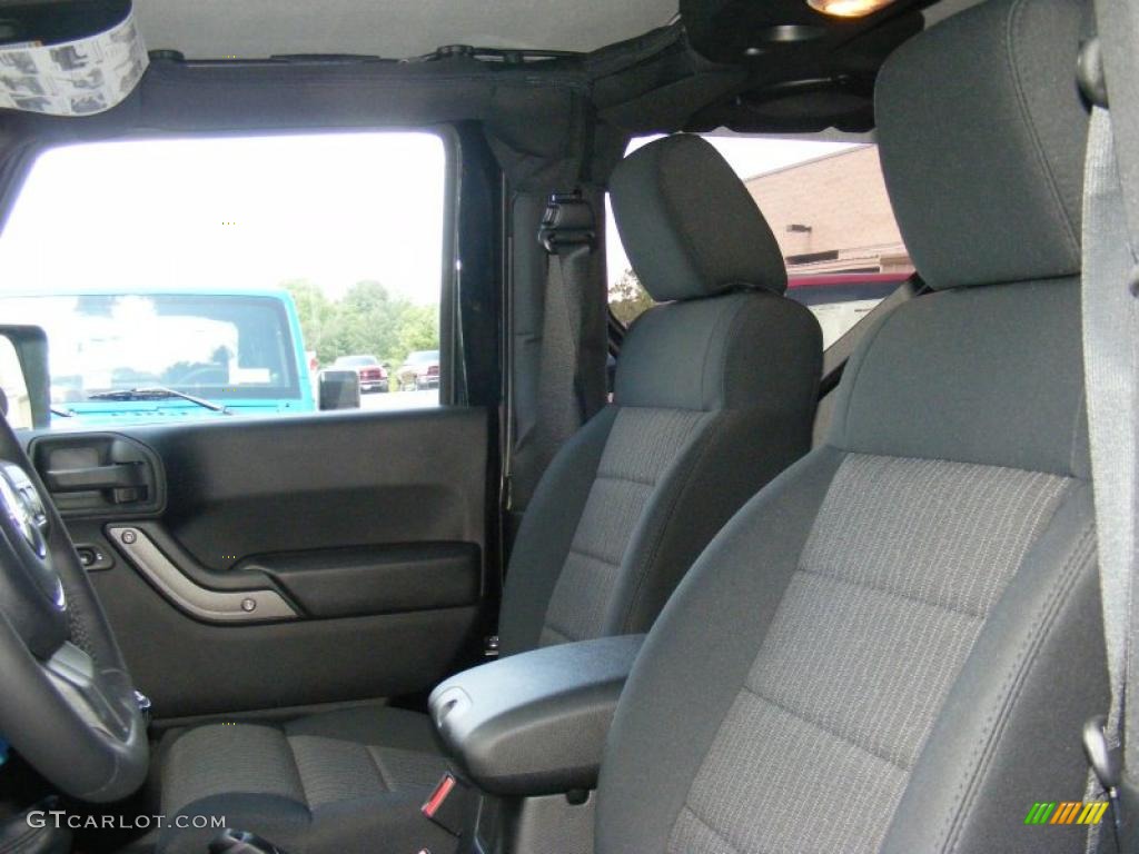 2011 Wrangler Sport S 4x4 - Black / Black photo #6