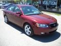 2007 Dark Cherry Red Hyundai Sonata SE V6  photo #1