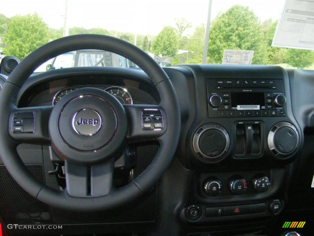 2011 Wrangler Sport S 4x4 - Flame Red / Black photo #10