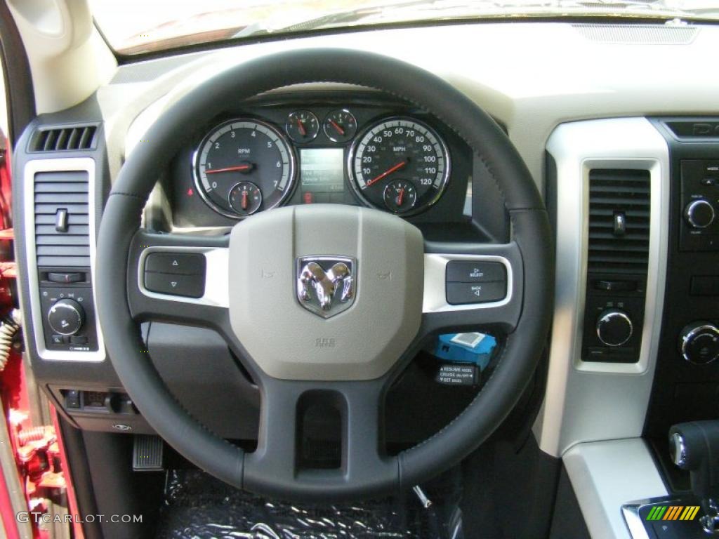 2011 Ram 1500 SLT Outdoorsman Quad Cab 4x4 - Deep Cherry Red Crystal Pearl / Dark Slate Gray/Medium Graystone photo #10