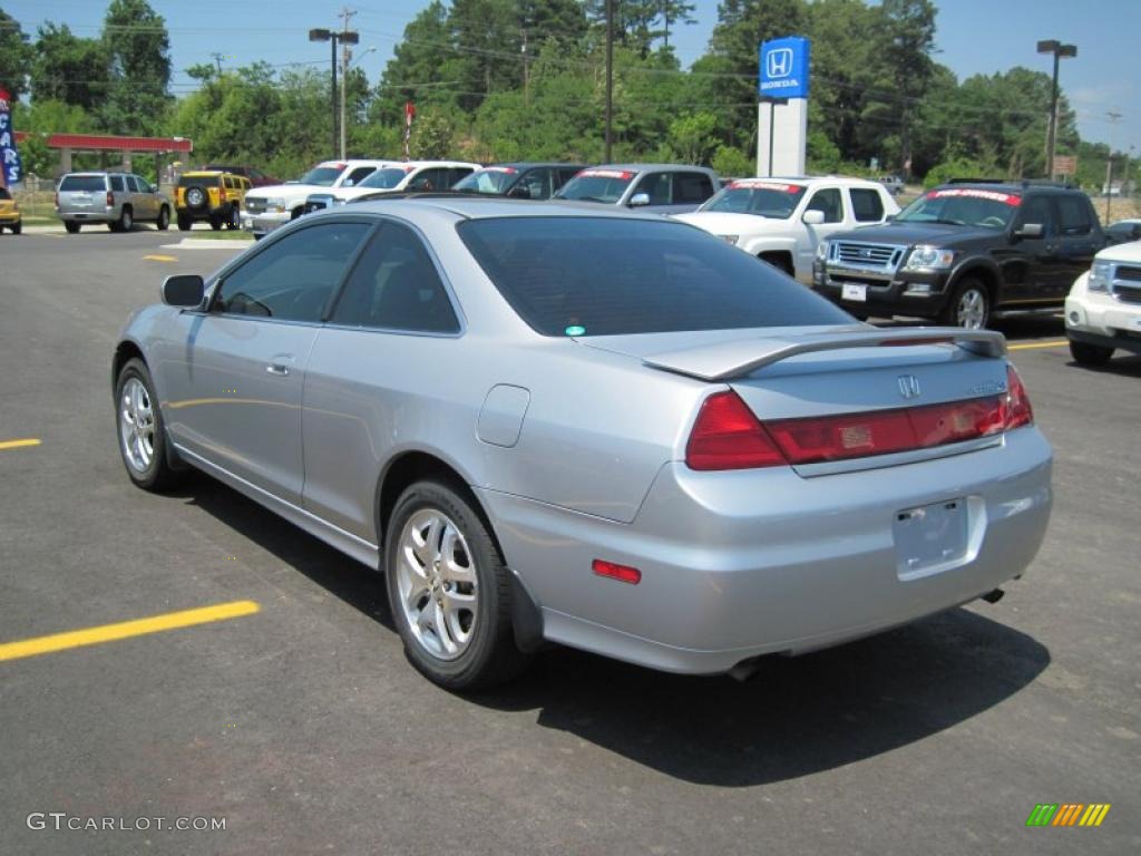 2002 Accord EX V6 Coupe - Satin Silver Metallic / Charcoal photo #3