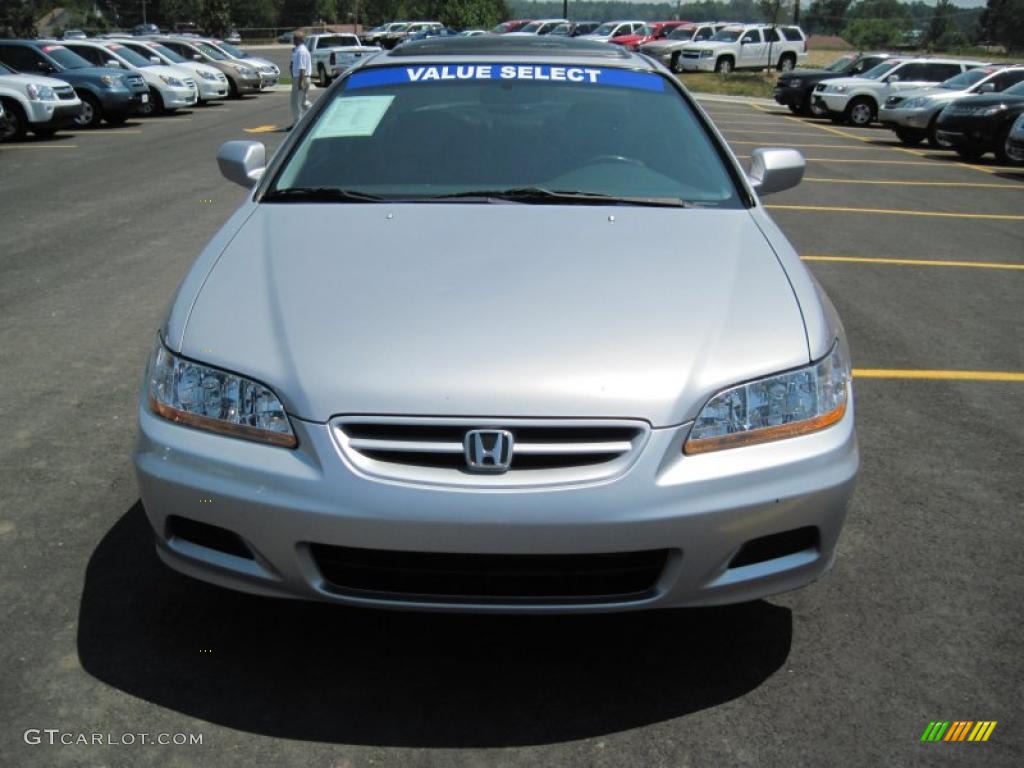 2002 Accord EX V6 Coupe - Satin Silver Metallic / Charcoal photo #8