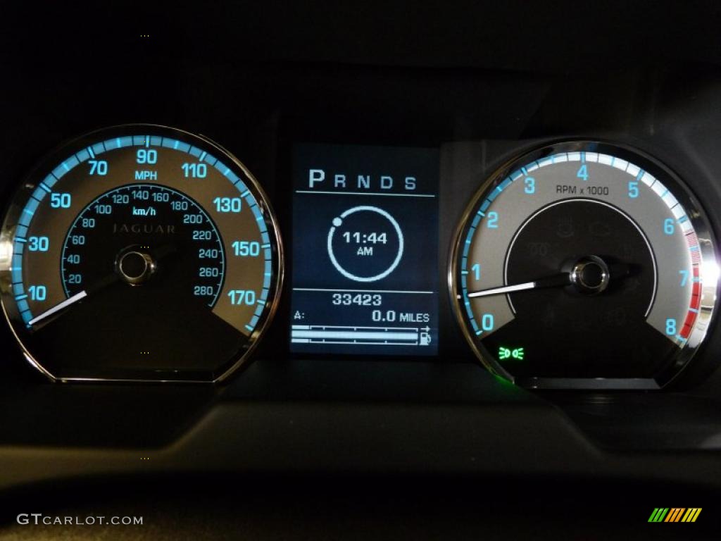 2009 Jaguar XF Premium Luxury Gauges Photo #49110521