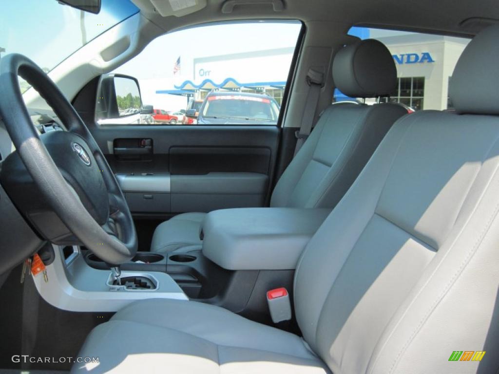 2007 Tundra SR5 CrewMax - Super White / Graphite Gray photo #10