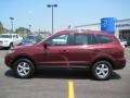 2007 Dark Cherry Red Hyundai Santa Fe GLS  photo #2