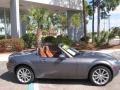 2007 Galaxy Gray Mica Mazda MX-5 Miata Grand Touring Roadster  photo #2