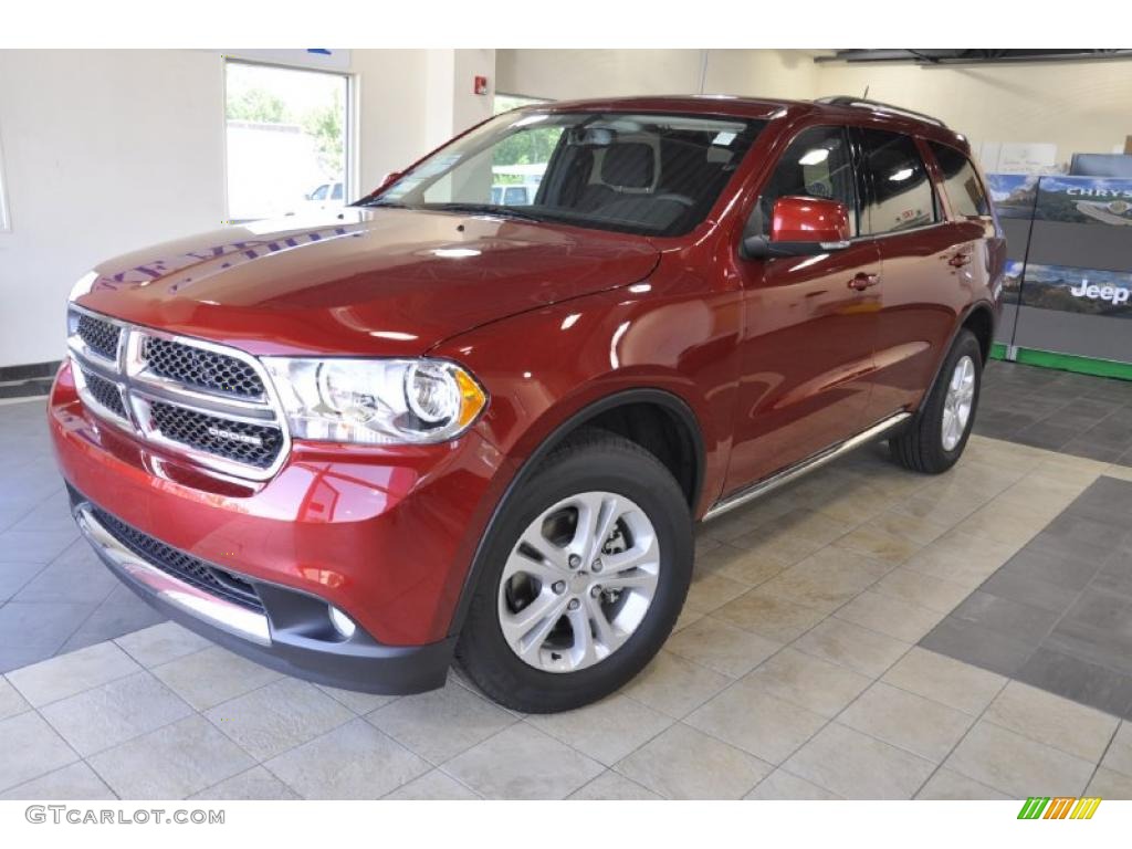 Inferno Red Crystal Pearl 2011 Dodge Durango Crew Exterior Photo #49113461