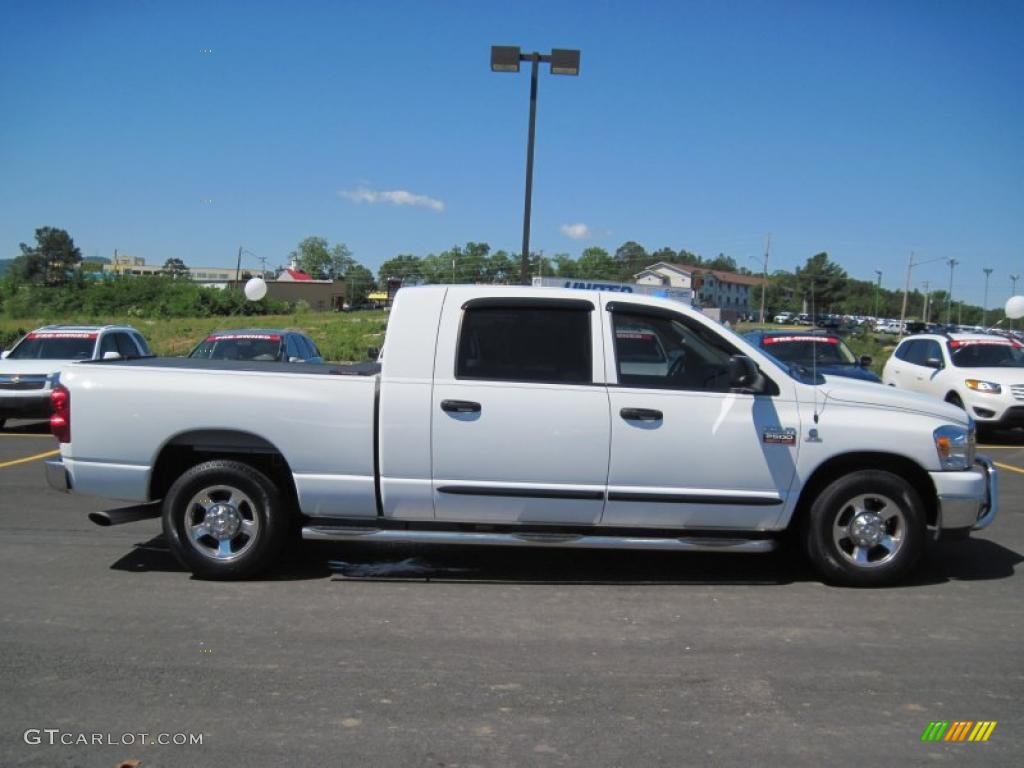Bright White 2008 Dodge Ram 2500 SLT Mega Cab Exterior Photo #49114358