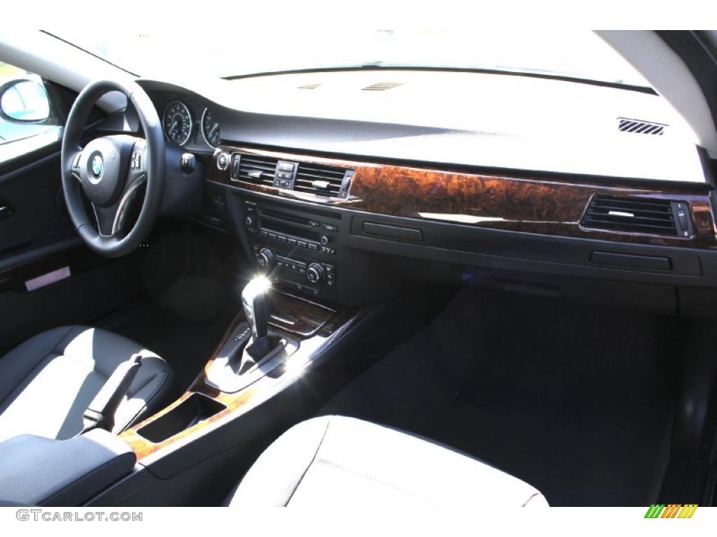 2008 3 Series 328xi Coupe - Jet Black / Black photo #9