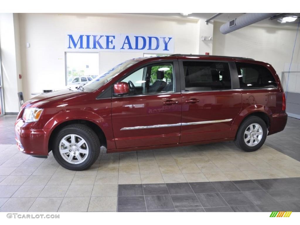 2011 Town & Country Touring - Deep Cherry Red Crystal Pearl / Black/Light Graystone photo #1