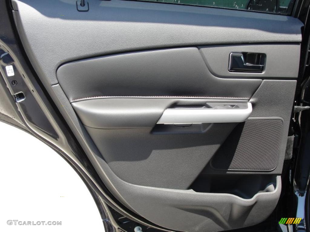 2011 Ford Edge Limited Charcoal Black Door Panel Photo #49116959