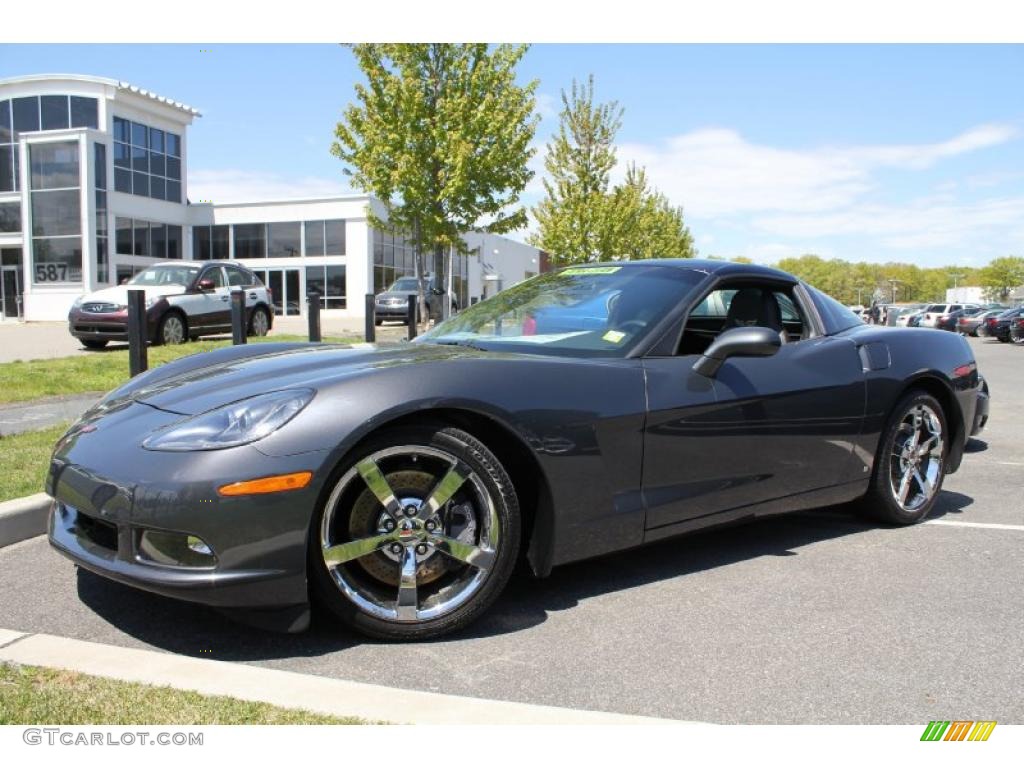 Cyber Gray Metallic 2009 Chevrolet Corvette Coupe Exterior Photo #49117646