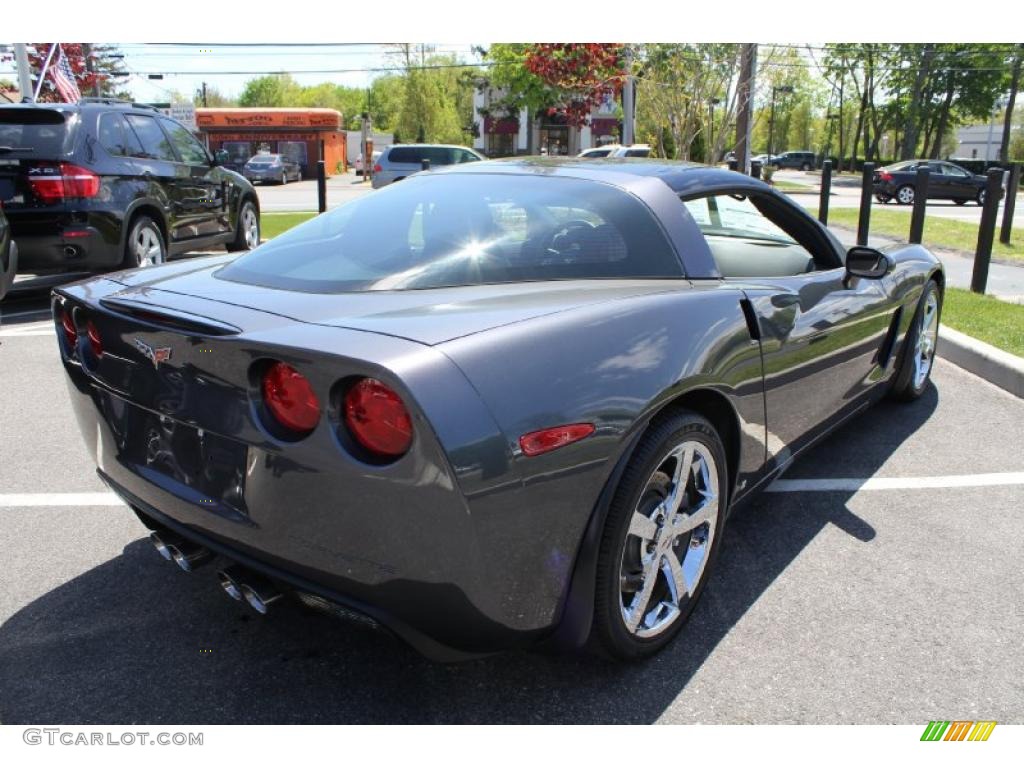 Cyber Gray Metallic 2009 Chevrolet Corvette Coupe Exterior Photo #49117721