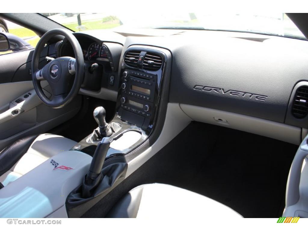 2009 Chevrolet Corvette Coupe Ebony/Titanium Gray Dashboard Photo #49117849