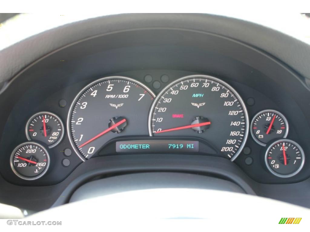 2009 Chevrolet Corvette Coupe Gauges Photo #49117886