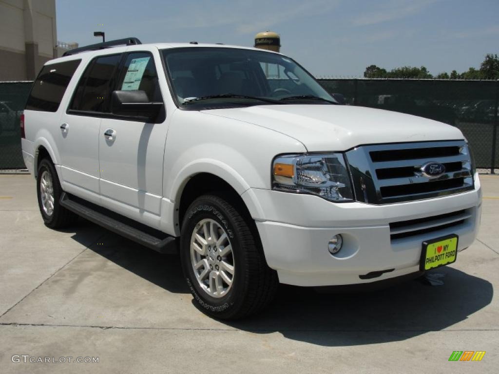 2011 Expedition EL XLT - Oxford White / Stone photo #1