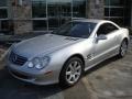 2003 Brilliant Silver Metallic Mercedes-Benz SL 500 Roadster  photo #2