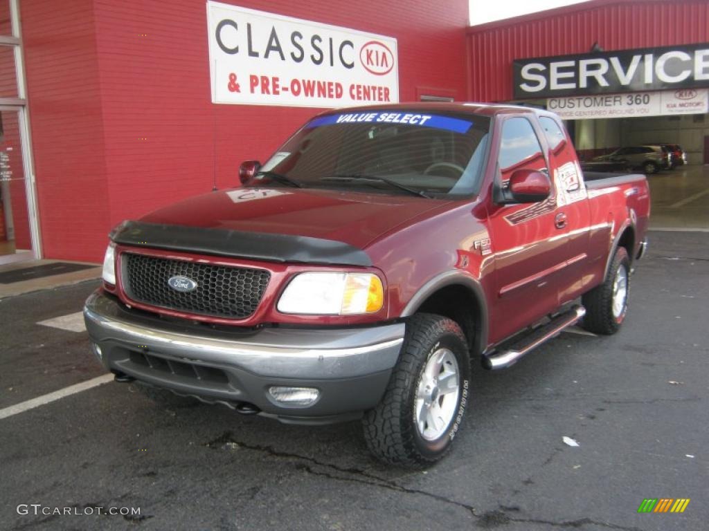 2003 F150 FX4 SuperCab 4x4 - Toreador Red Metallic / Medium Graphite Grey photo #1