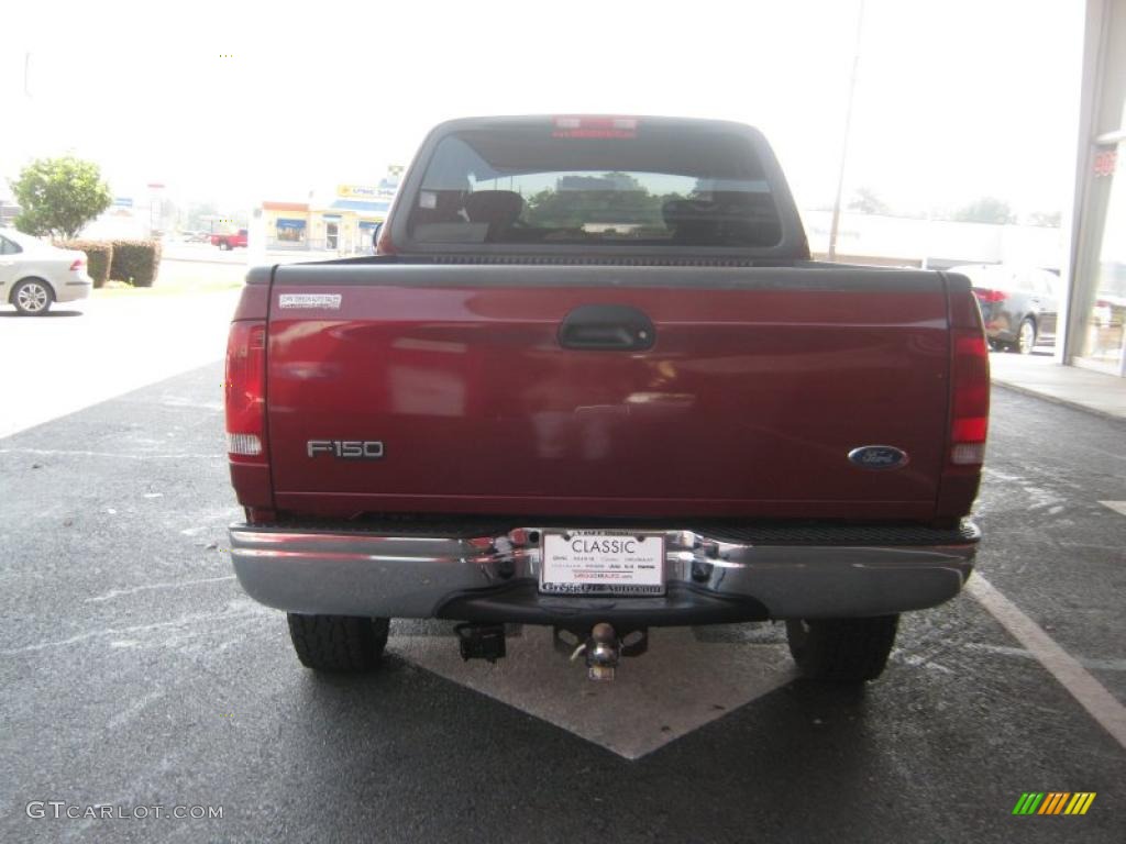 2003 F150 FX4 SuperCab 4x4 - Toreador Red Metallic / Medium Graphite Grey photo #4