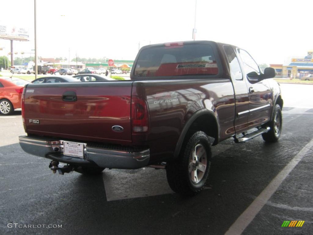 2003 F150 FX4 SuperCab 4x4 - Toreador Red Metallic / Medium Graphite Grey photo #5