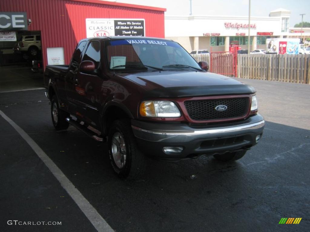 2003 F150 FX4 SuperCab 4x4 - Toreador Red Metallic / Medium Graphite Grey photo #6