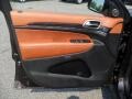 New Saddle/Black 2011 Jeep Grand Cherokee Overland Summit Door Panel