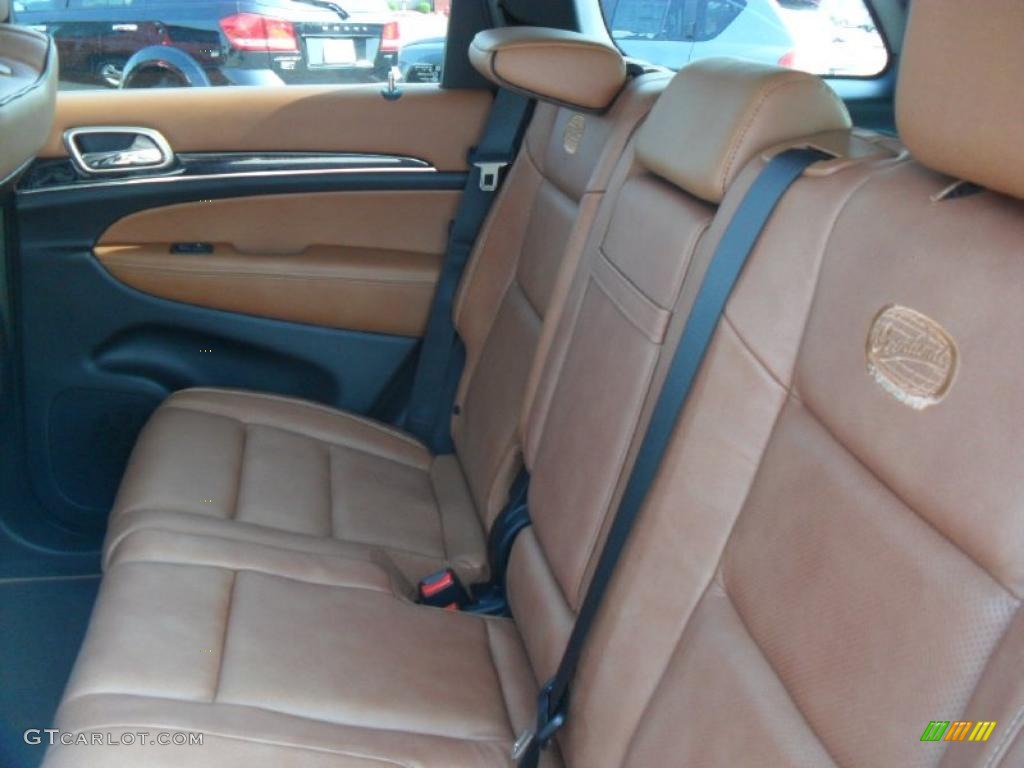 New Saddle/Black Interior 2011 Jeep Grand Cherokee Overland Summit Photo #49120235