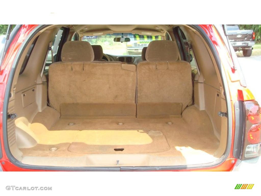 2002 TrailBlazer LS - Victory Red / Medium Oak photo #16