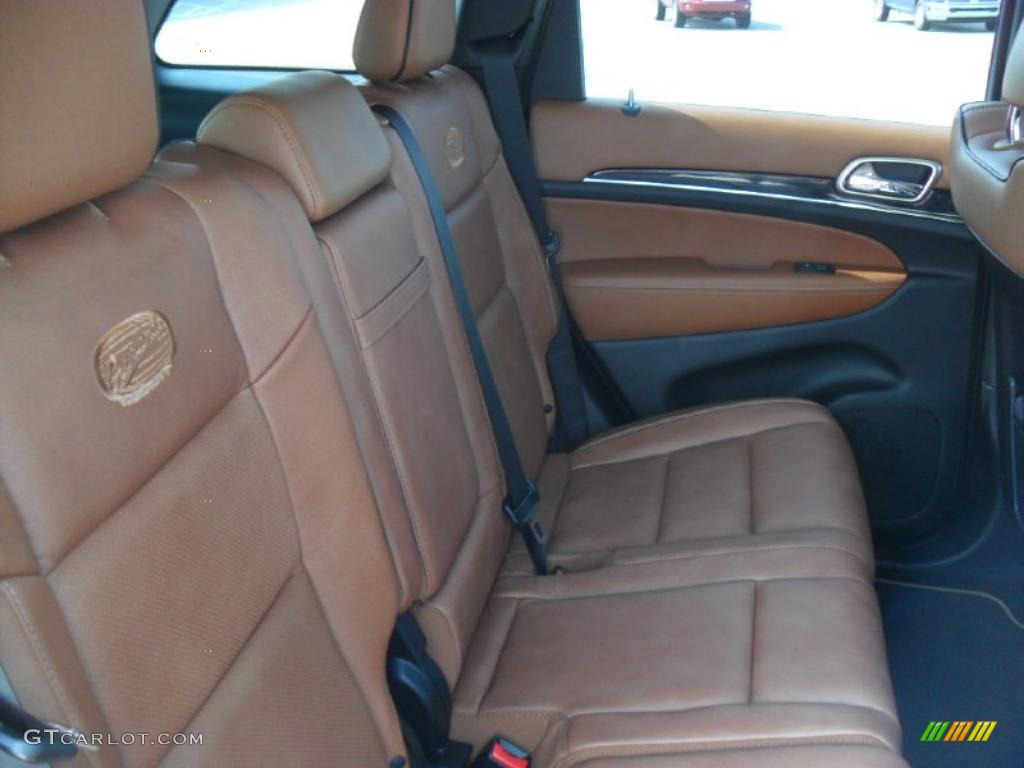 New Saddle/Black Interior 2011 Jeep Grand Cherokee Overland Summit Photo #49120319