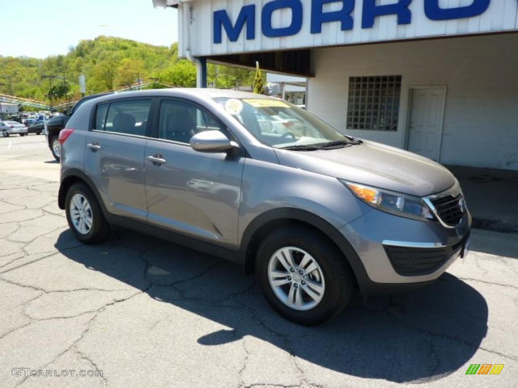 Mineral Silver 2011 Kia Sportage Standard Sportage Model Exterior Photo #49120492