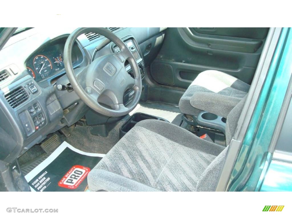 1999 CR-V LX 4WD - Clover Green Pearl / Charcoal photo #10