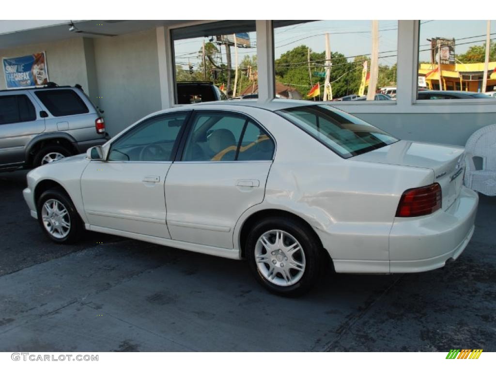 2000 Galant ES - Northstar White / Tan photo #2