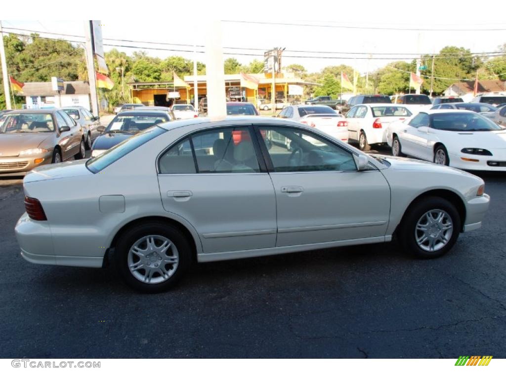 2000 Galant ES - Northstar White / Tan photo #9