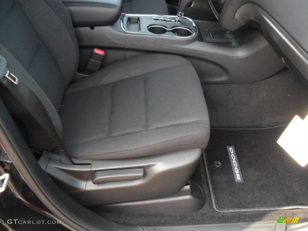 Black Interior 2011 Dodge Durango Heat Photo #49121153