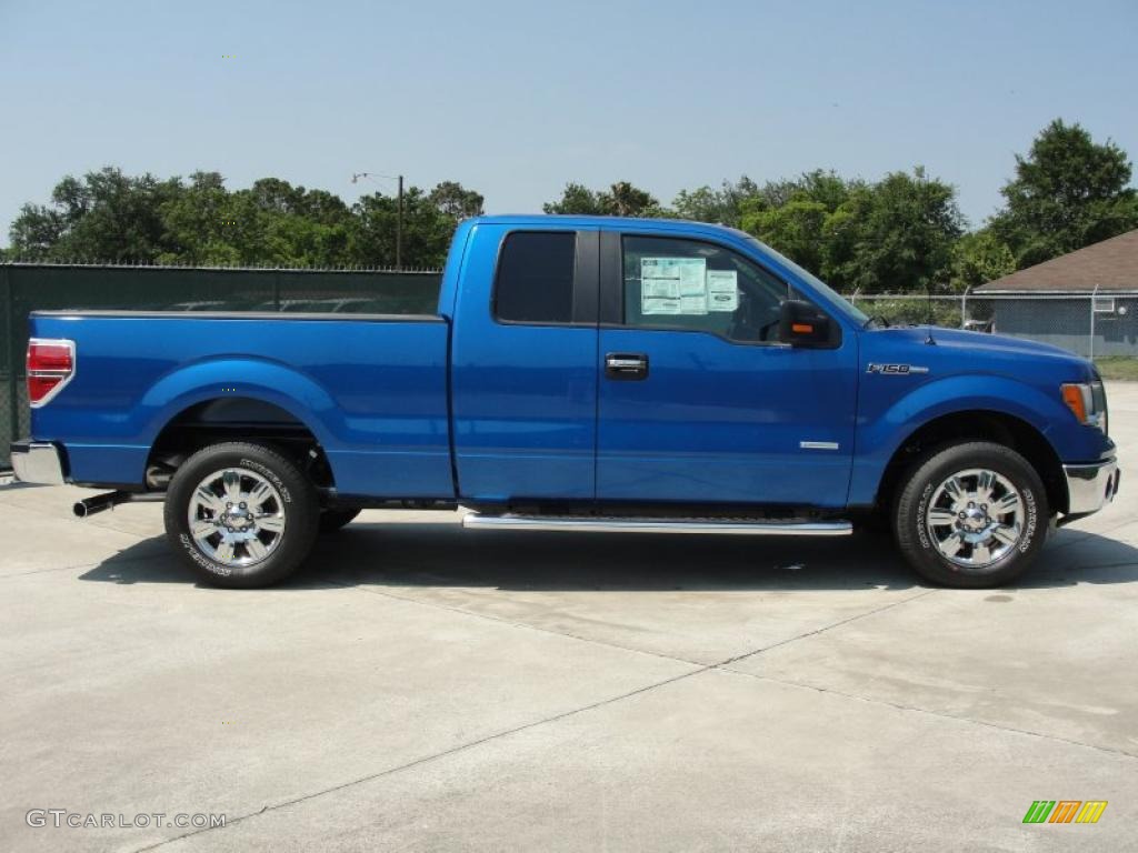 Blue Flame Metallic 2011 Ford F150 XLT SuperCab Exterior Photo #49121528