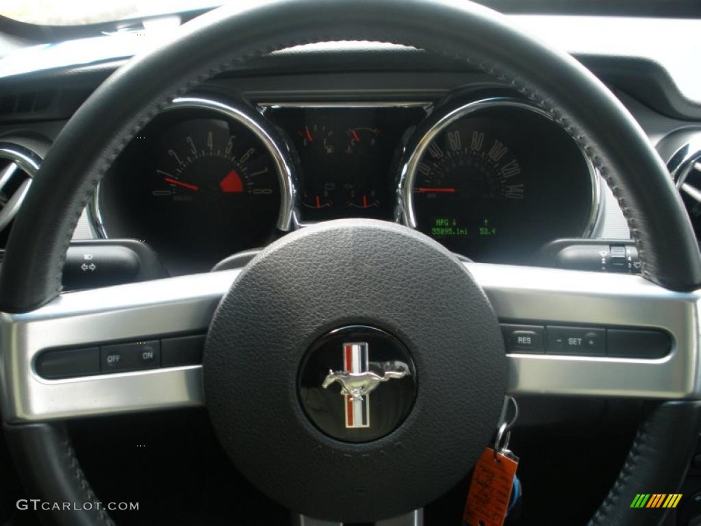 2006 Mustang GT Premium Coupe - Windveil Blue Metallic / Dark Charcoal photo #17