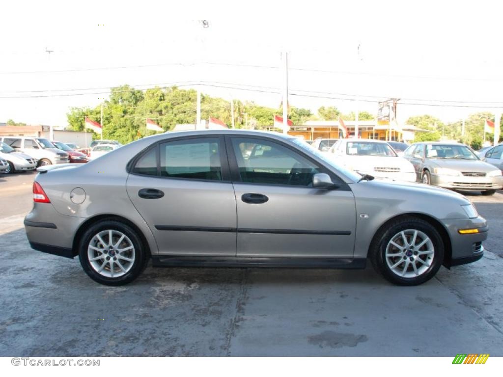Steel Gray Metallic 2004 Saab 9-3 Linear Sedan Exterior Photo #49122017