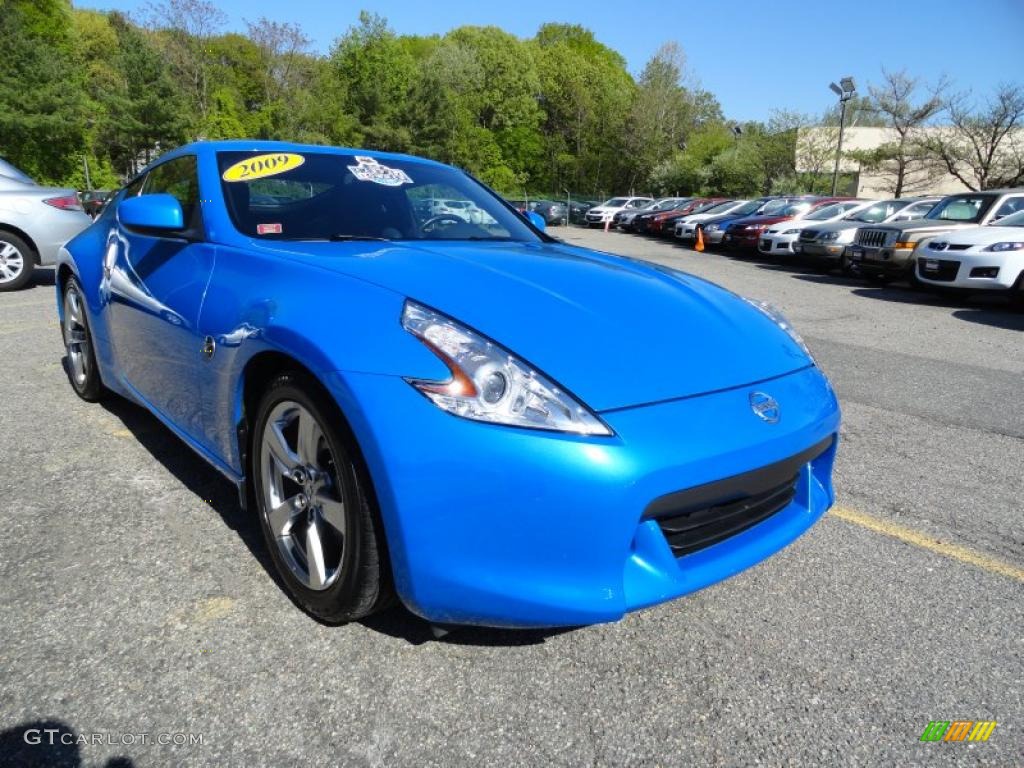 Monterey Blue 2009 Nissan 370Z Coupe Exterior Photo #49122140