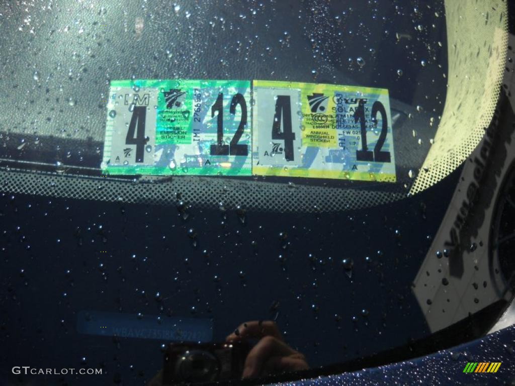 2008 3 Series 328xi Sedan - Monaco Blue Metallic / Beige photo #15