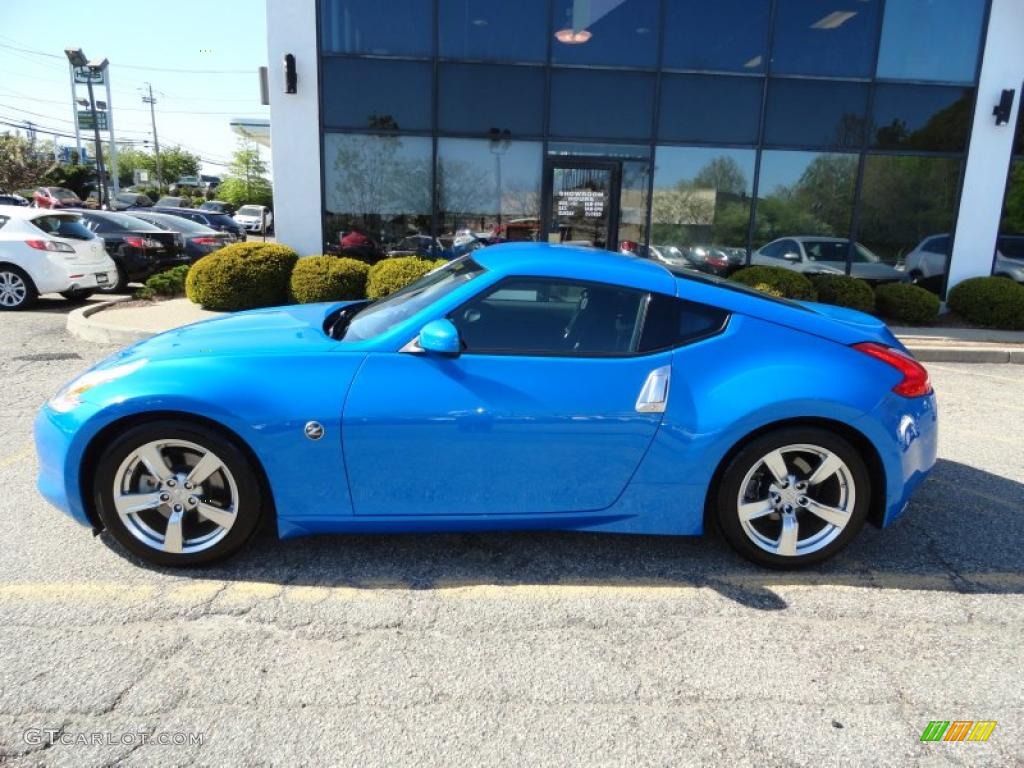 Monterey Blue 2009 Nissan 370Z Coupe Exterior Photo #49122227