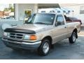 Light Saddle Metallic 1996 Ford Ranger XLT Regular Cab Exterior