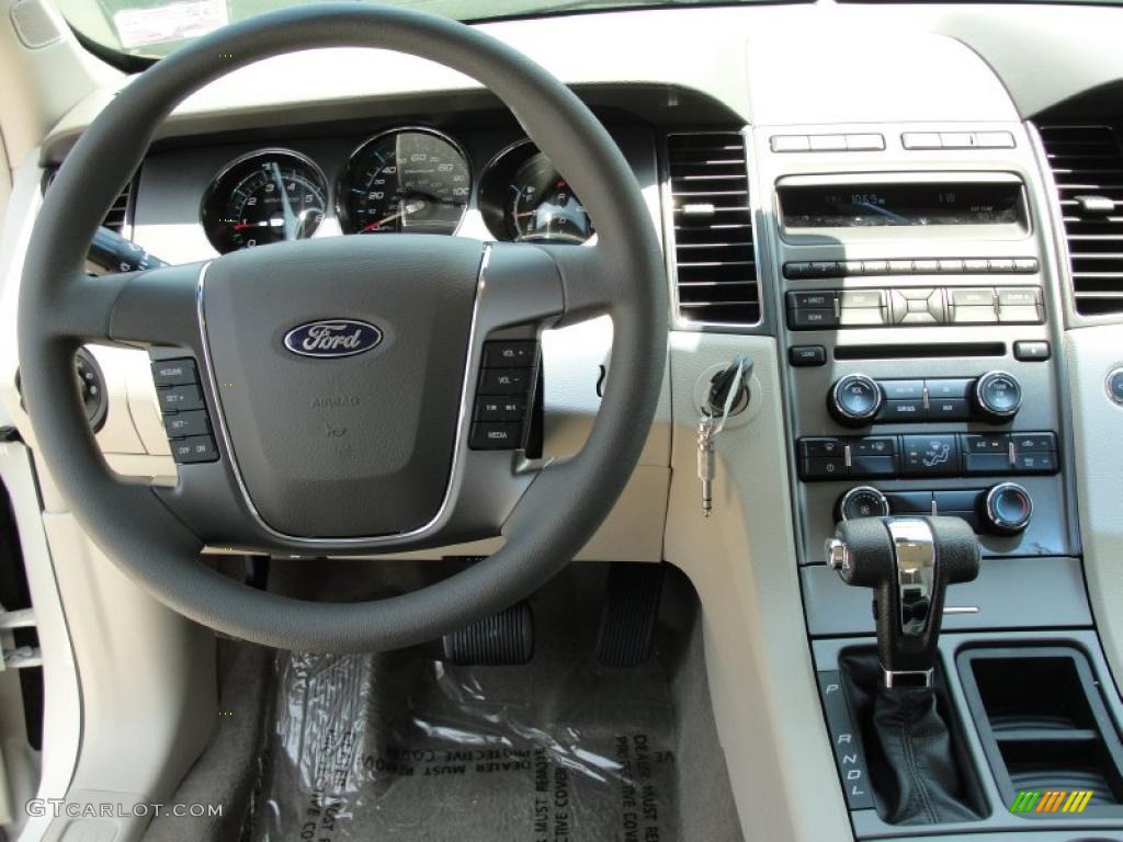 2011 Ford Taurus SE Light Stone Dashboard Photo #49122479