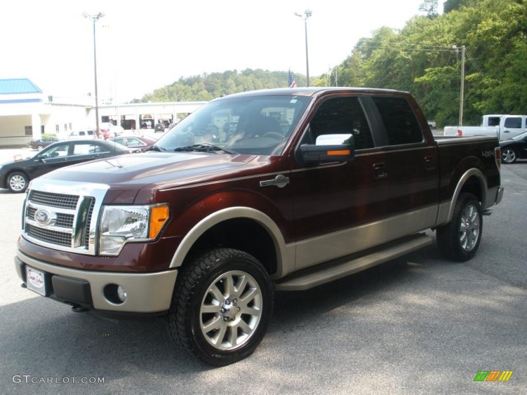 2010 F150 King Ranch SuperCrew 4x4 - Royal Red Metallic / Chapparal Leather photo #7