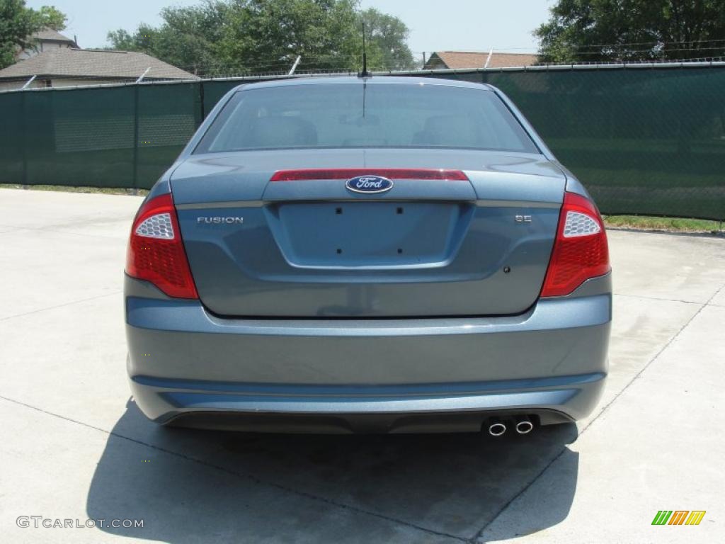 2011 Fusion SE - Steel Blue Metallic / Charcoal Black photo #4