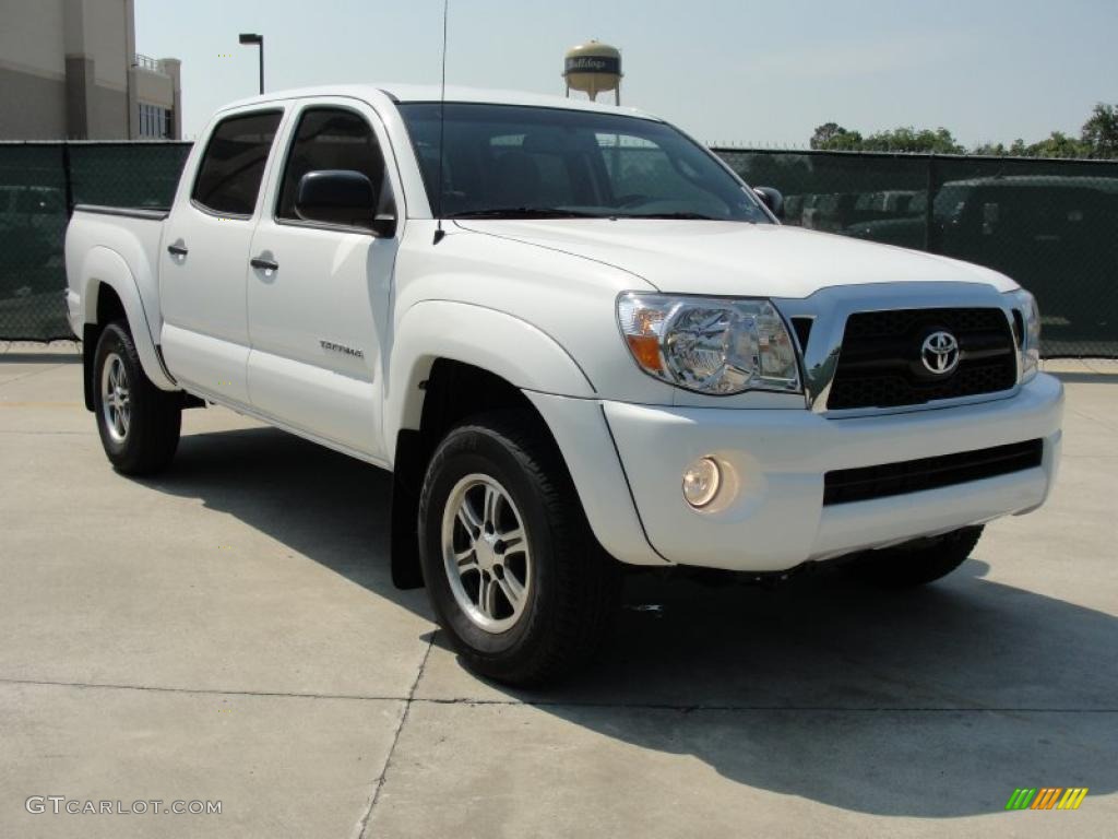 Super White Toyota Tacoma