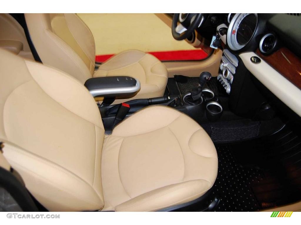 Gravity Tuscan Beige Leather Interior 2009 Mini Cooper S Hardtop Photo #49126076