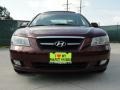 2007 Dark Cherry Red Hyundai Sonata Limited V6  photo #9