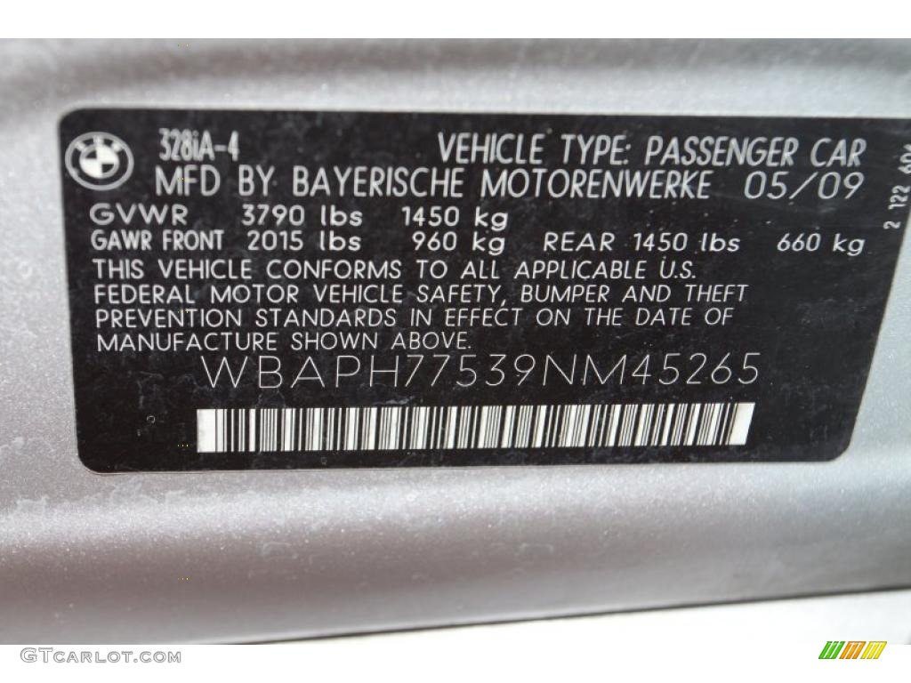 2009 3 Series 328i Sedan - Titanium Silver Metallic / Black photo #8